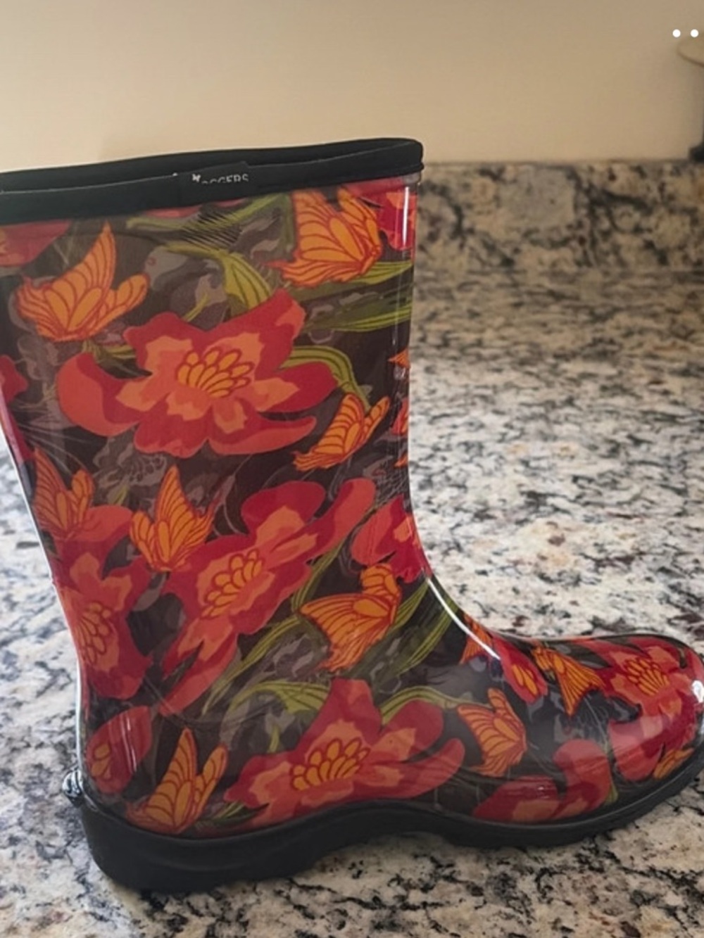 SLOGGERS FLORAL&STYLISH RAIN BOOT - Picture 7 of 14